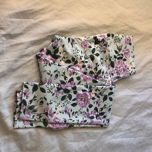 DYI floral leggings